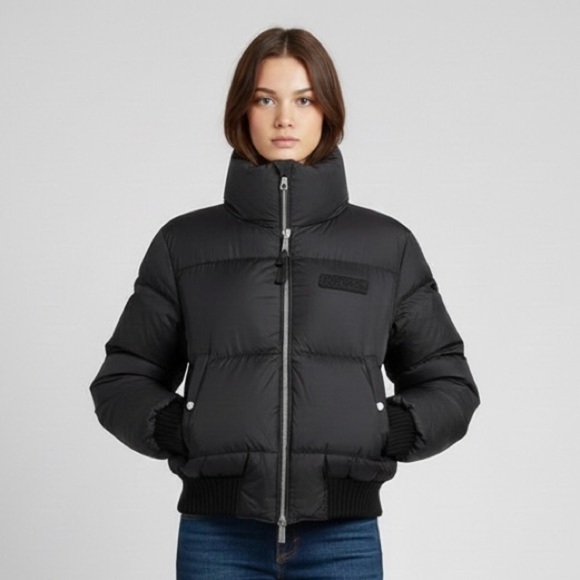 DSQUARED Jackets & Blazers - Dsquared Black Short Down Parka - S/M, hooded! 🇨🇦